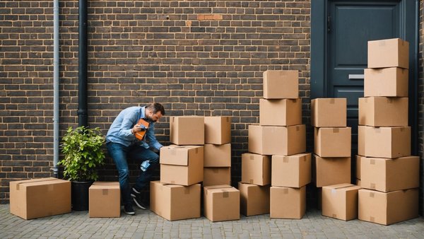 How do you set up a digital inventory for your items before a UK home move?